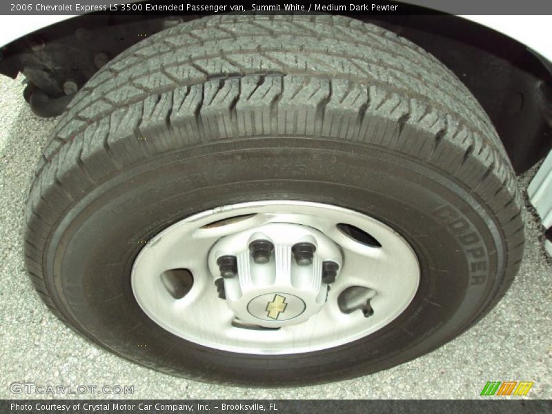 Summit White / Medium Dark Pewter 2006 Chevrolet Express LS 3500 Extended Passenger van