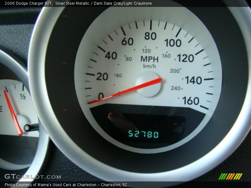 Silver Steel Metallic / Dark Slate Gray/Light Graystone 2006 Dodge Charger R/T