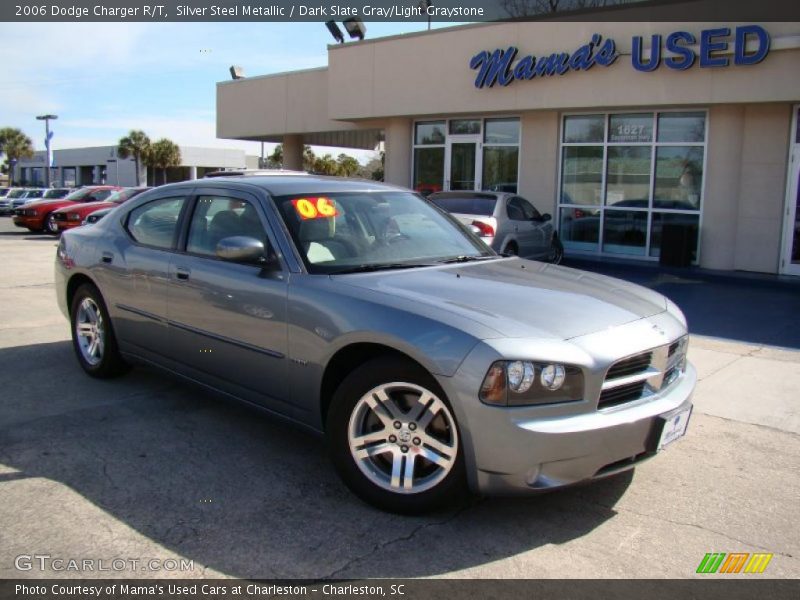 Silver Steel Metallic / Dark Slate Gray/Light Graystone 2006 Dodge Charger R/T