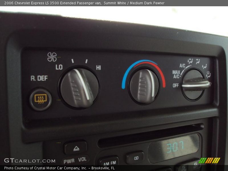 Summit White / Medium Dark Pewter 2006 Chevrolet Express LS 3500 Extended Passenger van