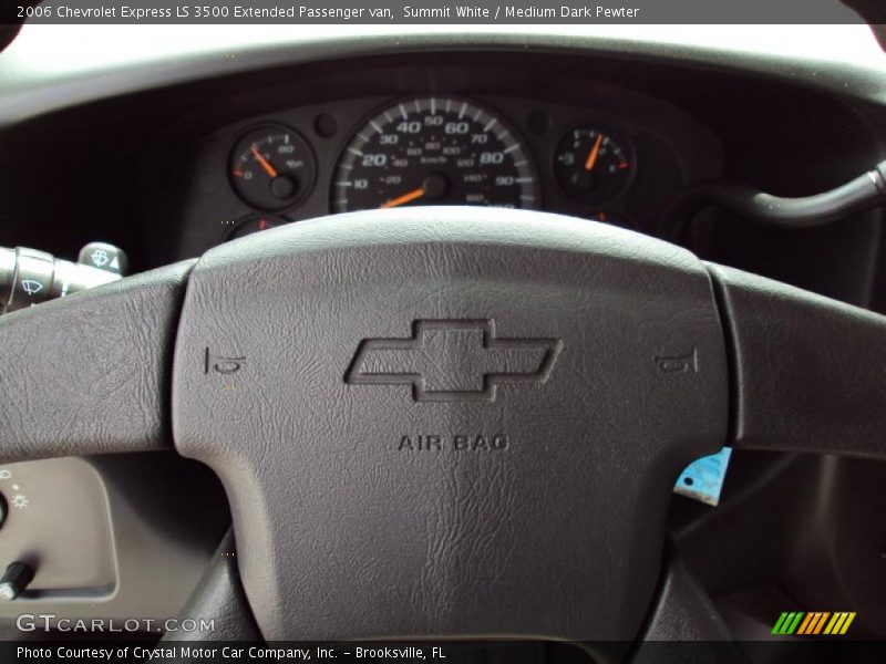 Summit White / Medium Dark Pewter 2006 Chevrolet Express LS 3500 Extended Passenger van