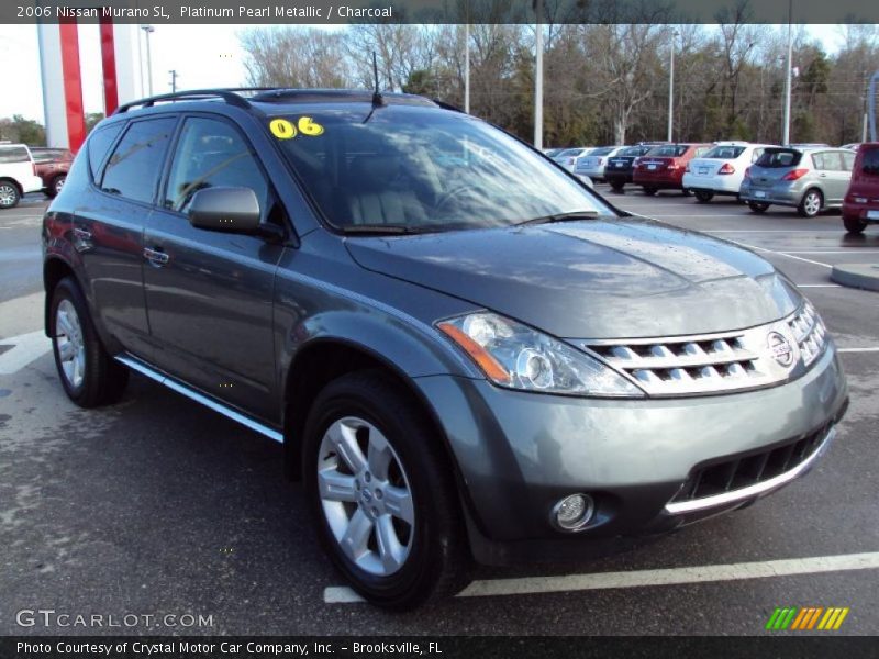 Platinum Pearl Metallic / Charcoal 2006 Nissan Murano SL