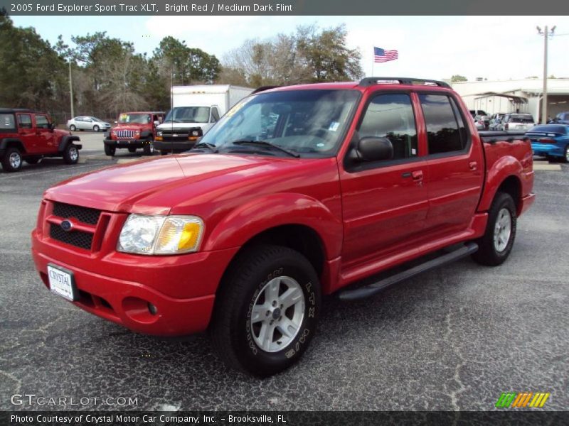 Bright Red / Medium Dark Flint 2005 Ford Explorer Sport Trac XLT