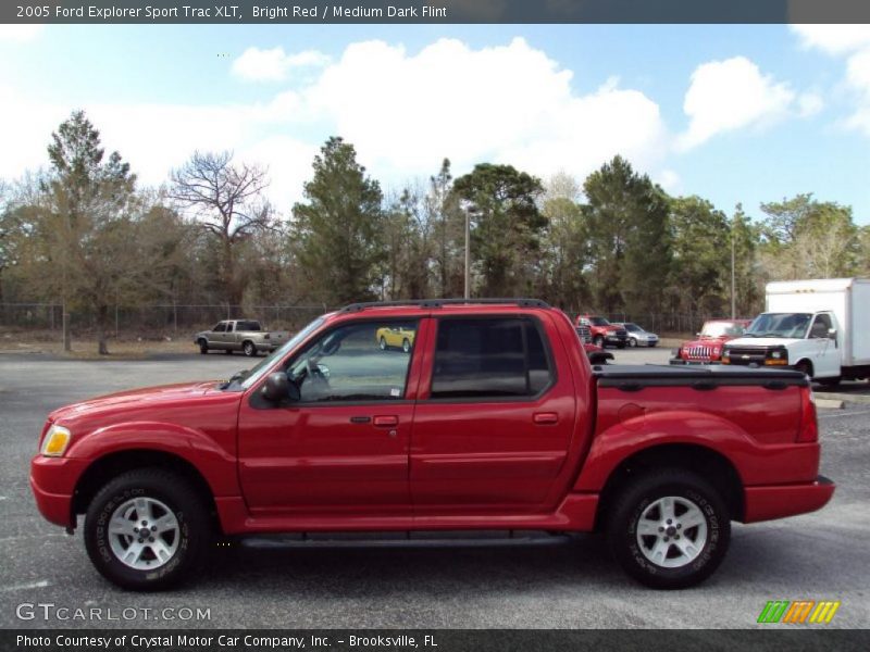 Bright Red / Medium Dark Flint 2005 Ford Explorer Sport Trac XLT