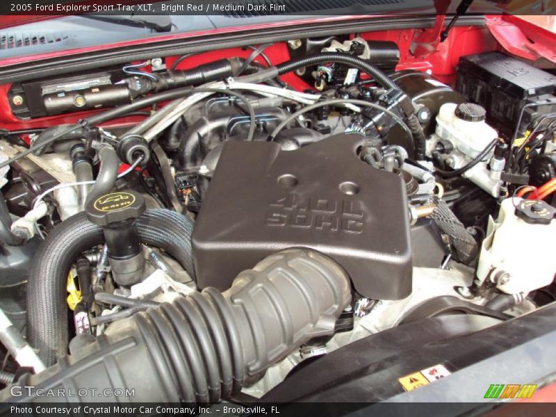 Bright Red / Medium Dark Flint 2005 Ford Explorer Sport Trac XLT