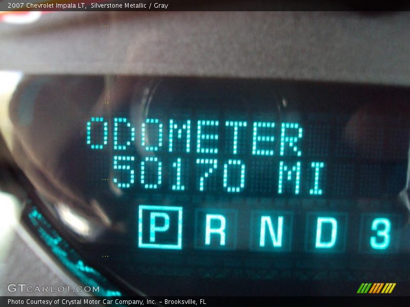 Silverstone Metallic / Gray 2007 Chevrolet Impala LT