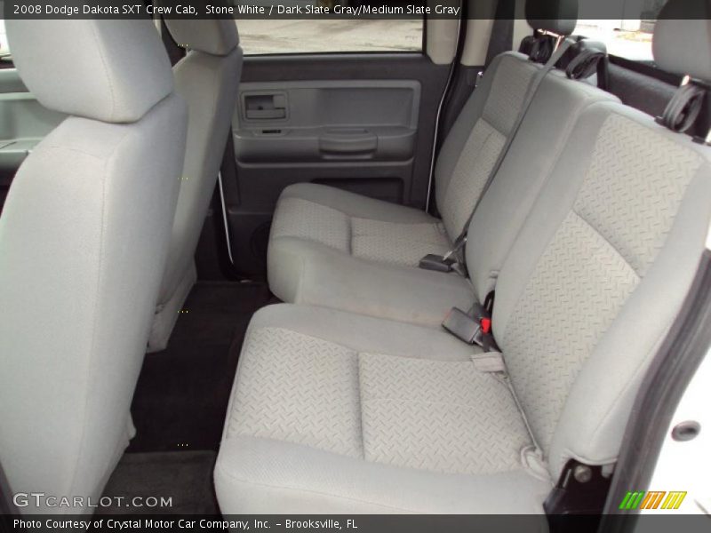 Stone White / Dark Slate Gray/Medium Slate Gray 2008 Dodge Dakota SXT Crew Cab
