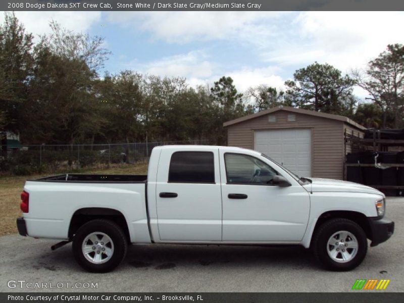 Stone White / Dark Slate Gray/Medium Slate Gray 2008 Dodge Dakota SXT Crew Cab