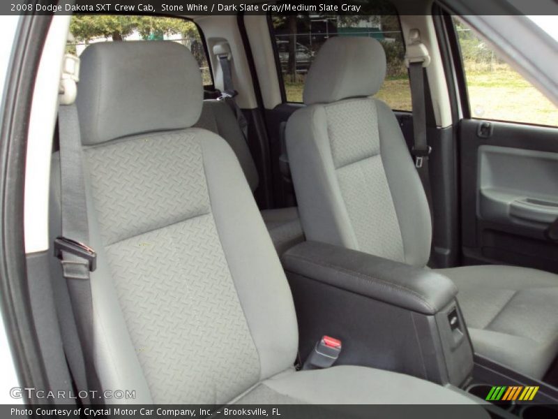 Stone White / Dark Slate Gray/Medium Slate Gray 2008 Dodge Dakota SXT Crew Cab