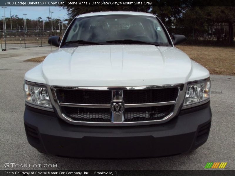 Stone White / Dark Slate Gray/Medium Slate Gray 2008 Dodge Dakota SXT Crew Cab
