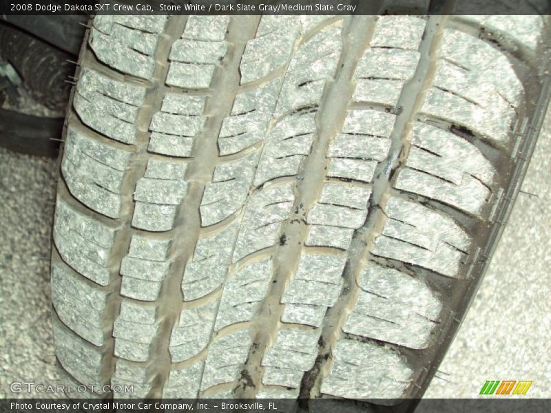 Stone White / Dark Slate Gray/Medium Slate Gray 2008 Dodge Dakota SXT Crew Cab