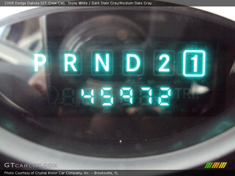Stone White / Dark Slate Gray/Medium Slate Gray 2008 Dodge Dakota SXT Crew Cab