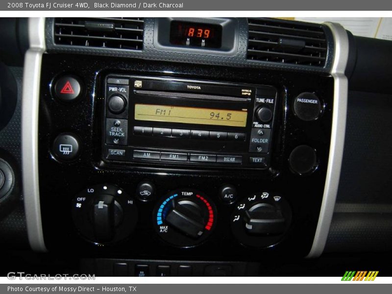 Black Diamond / Dark Charcoal 2008 Toyota FJ Cruiser 4WD