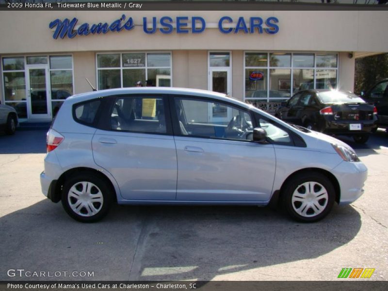 Tidewater Blue Metallic / Gray 2009 Honda Fit