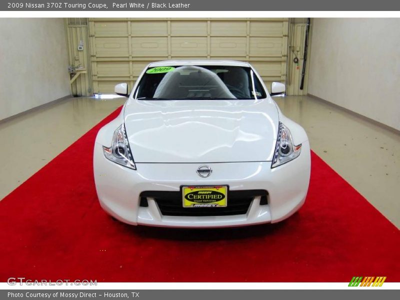 Pearl White / Black Leather 2009 Nissan 370Z Touring Coupe