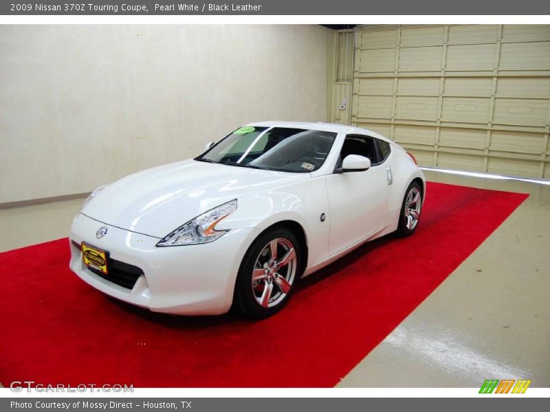 Pearl White / Black Leather 2009 Nissan 370Z Touring Coupe
