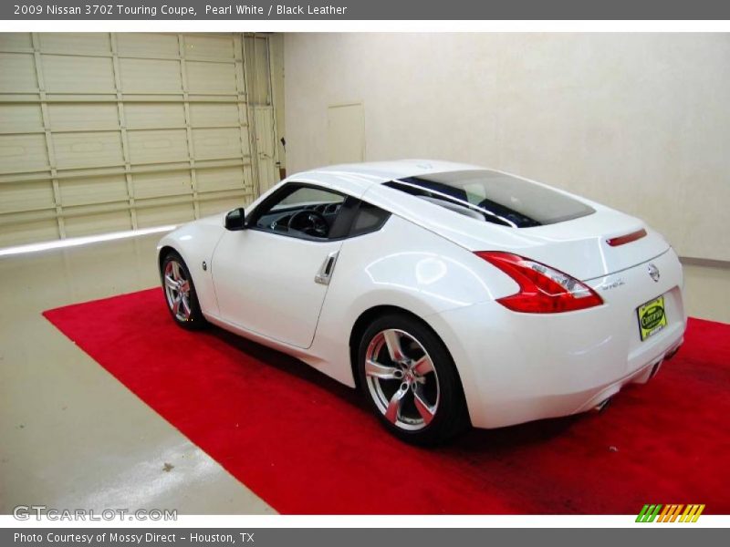 Pearl White / Black Leather 2009 Nissan 370Z Touring Coupe