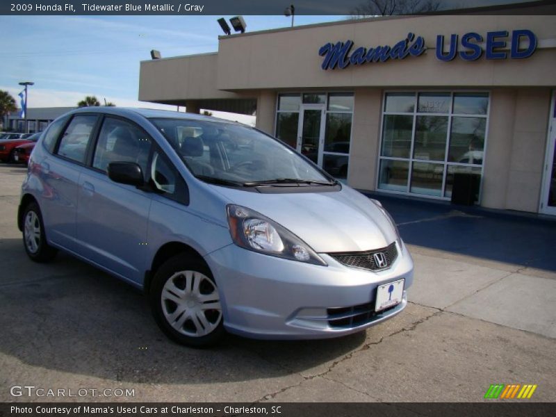 Tidewater Blue Metallic / Gray 2009 Honda Fit