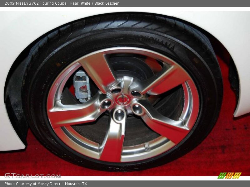Pearl White / Black Leather 2009 Nissan 370Z Touring Coupe