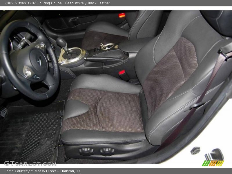 Pearl White / Black Leather 2009 Nissan 370Z Touring Coupe
