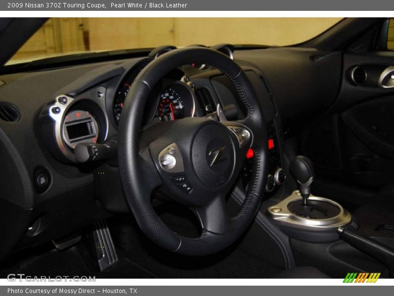 Pearl White / Black Leather 2009 Nissan 370Z Touring Coupe