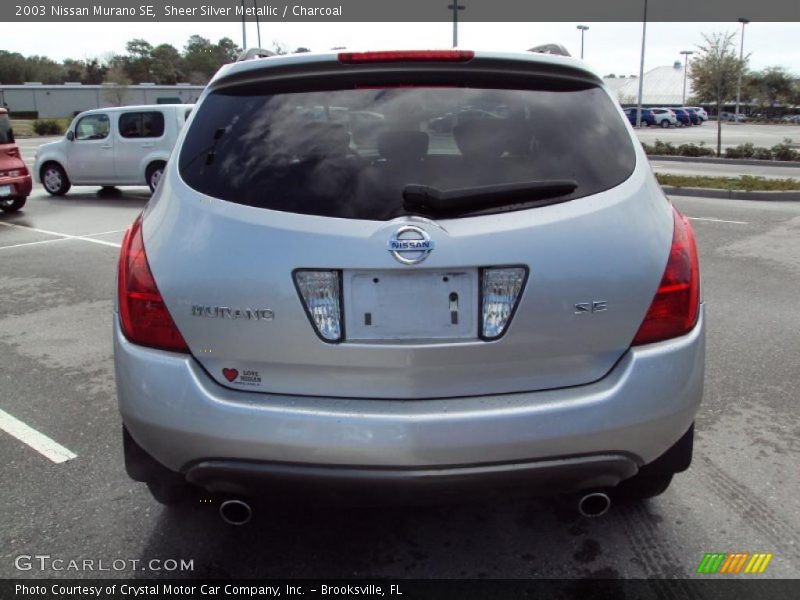 Sheer Silver Metallic / Charcoal 2003 Nissan Murano SE