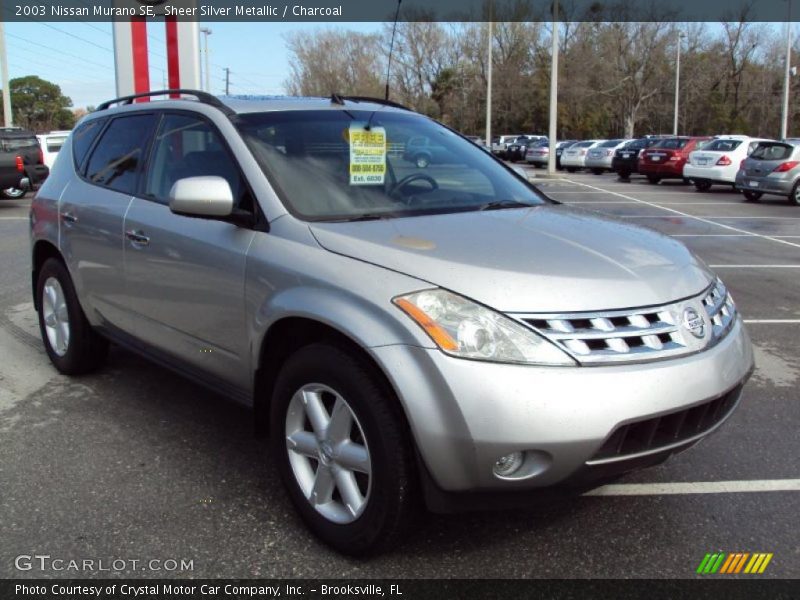 Sheer Silver Metallic / Charcoal 2003 Nissan Murano SE