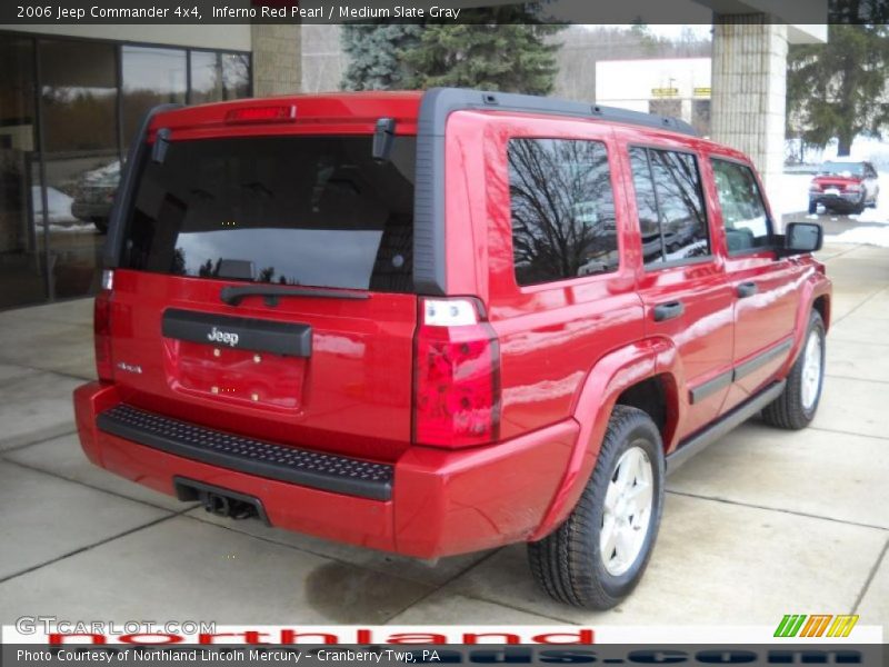 Inferno Red Pearl / Medium Slate Gray 2006 Jeep Commander 4x4