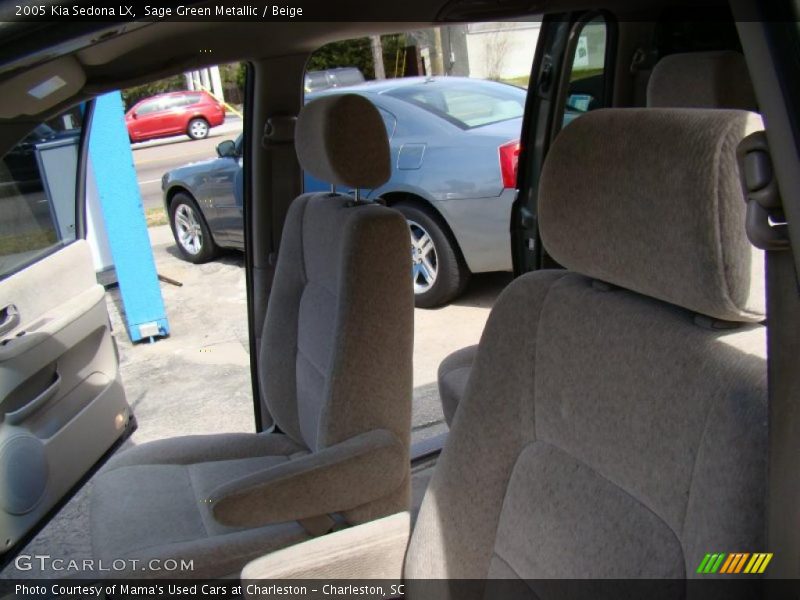 Sage Green Metallic / Beige 2005 Kia Sedona LX