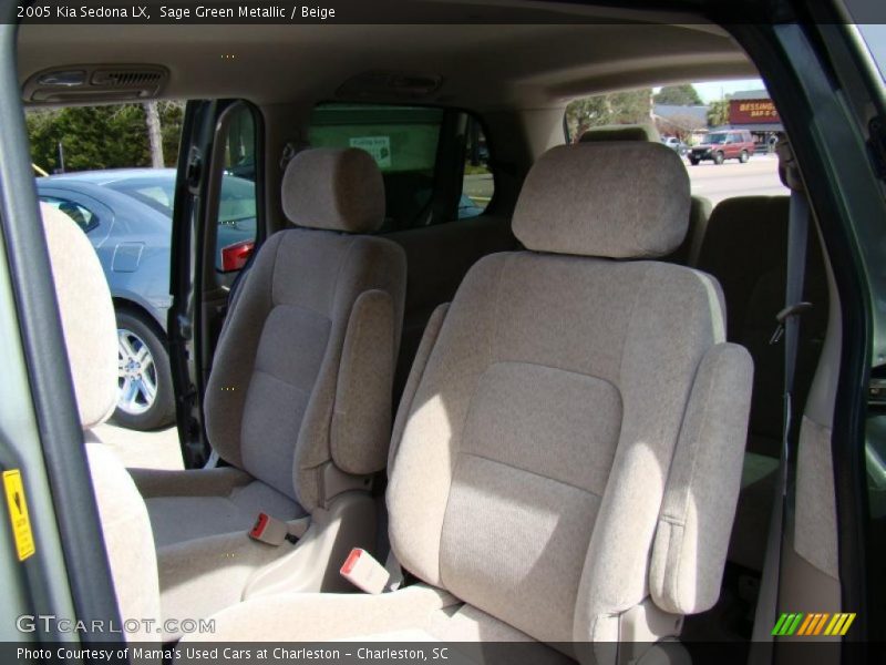 Sage Green Metallic / Beige 2005 Kia Sedona LX