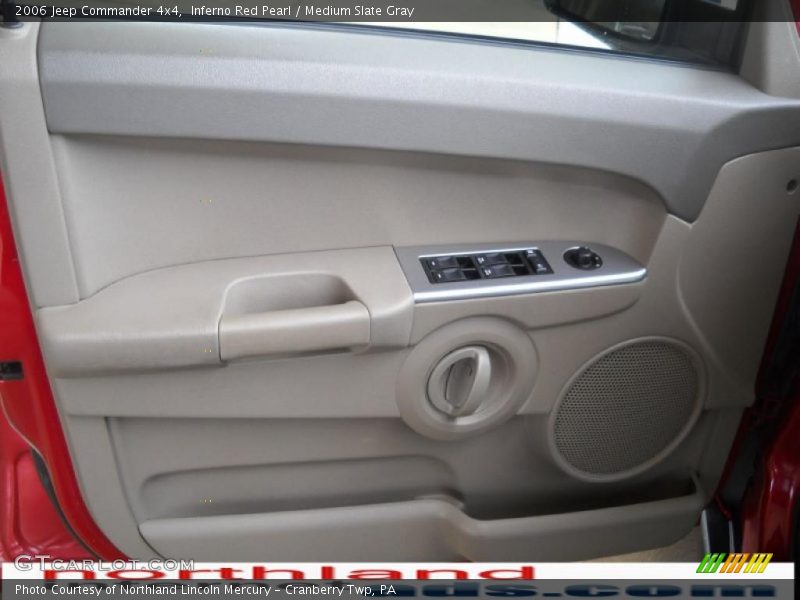 Inferno Red Pearl / Medium Slate Gray 2006 Jeep Commander 4x4