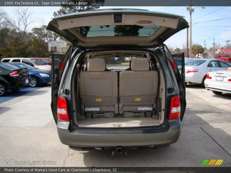 Sage Green Metallic / Beige 2005 Kia Sedona LX