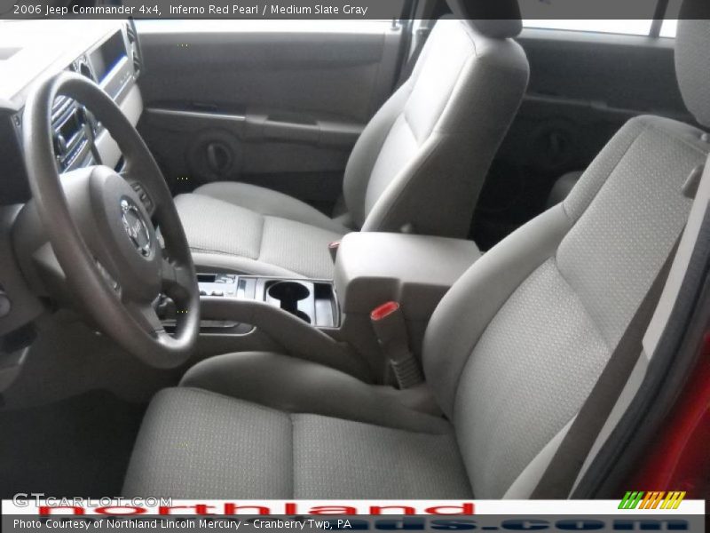 Inferno Red Pearl / Medium Slate Gray 2006 Jeep Commander 4x4