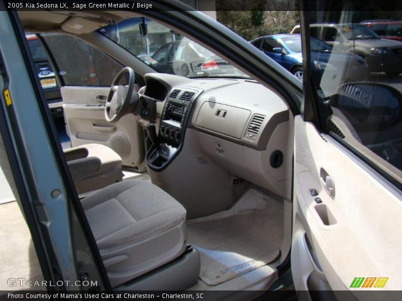 Sage Green Metallic / Beige 2005 Kia Sedona LX