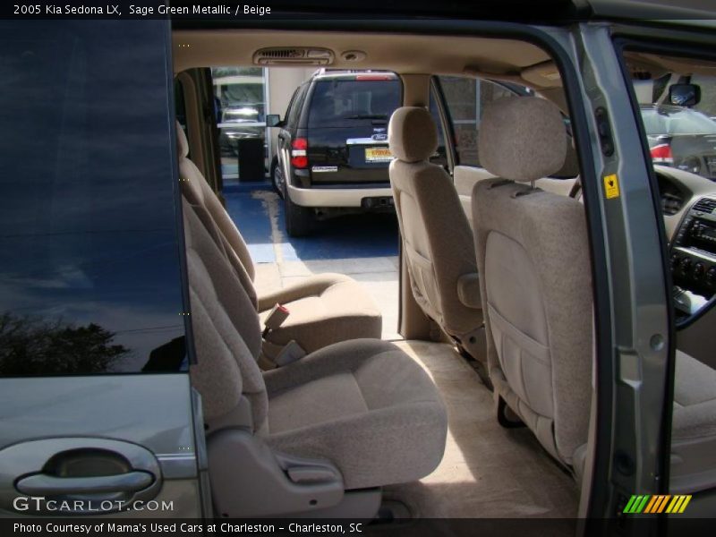 Sage Green Metallic / Beige 2005 Kia Sedona LX