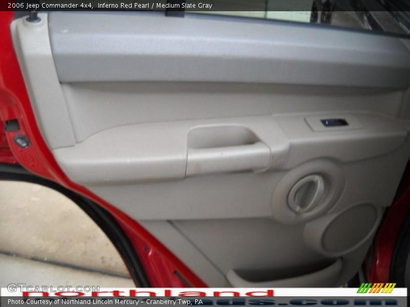Inferno Red Pearl / Medium Slate Gray 2006 Jeep Commander 4x4