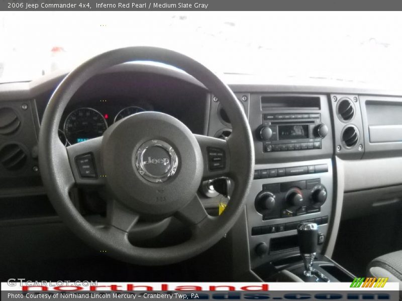 Inferno Red Pearl / Medium Slate Gray 2006 Jeep Commander 4x4
