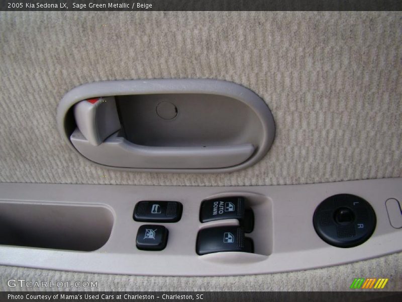 Sage Green Metallic / Beige 2005 Kia Sedona LX