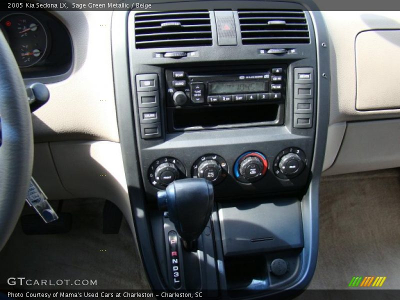 Sage Green Metallic / Beige 2005 Kia Sedona LX