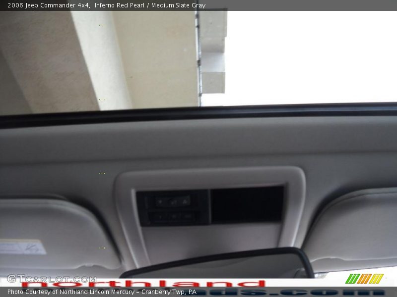 Inferno Red Pearl / Medium Slate Gray 2006 Jeep Commander 4x4