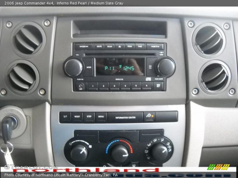 Inferno Red Pearl / Medium Slate Gray 2006 Jeep Commander 4x4