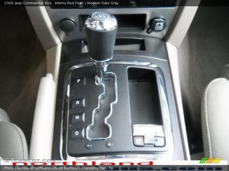 Inferno Red Pearl / Medium Slate Gray 2006 Jeep Commander 4x4