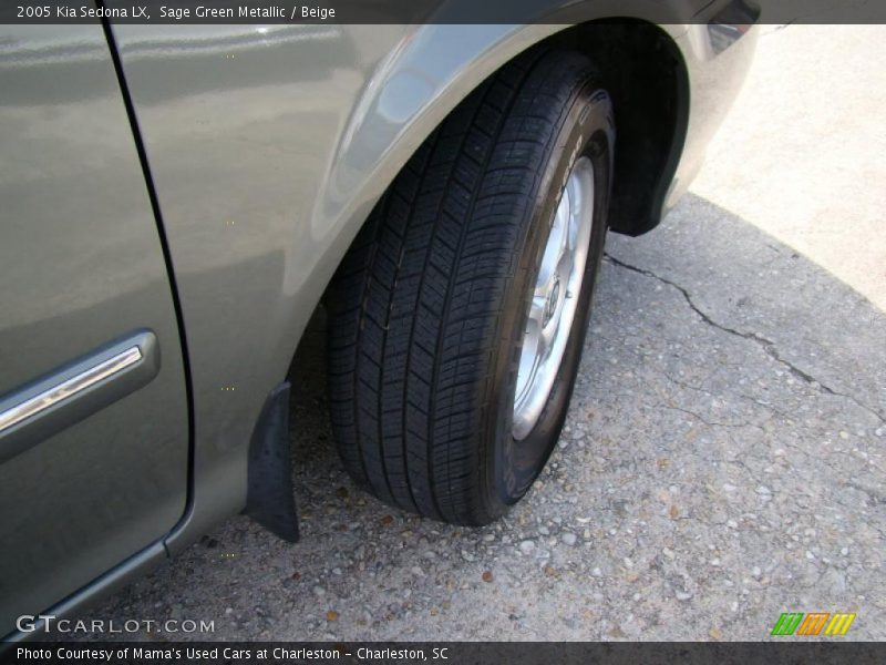 Sage Green Metallic / Beige 2005 Kia Sedona LX