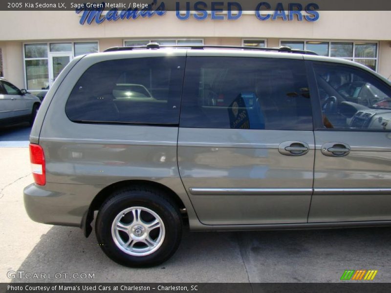 Sage Green Metallic / Beige 2005 Kia Sedona LX