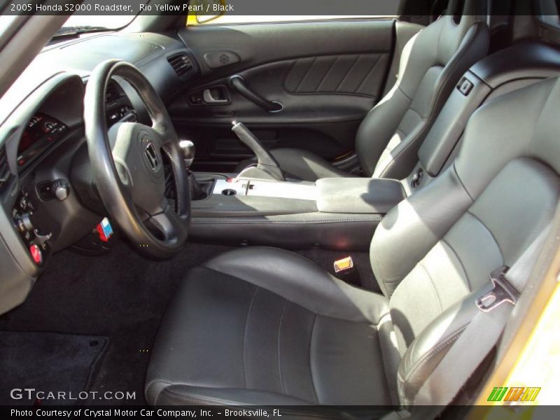 Rio Yellow Pearl / Black 2005 Honda S2000 Roadster