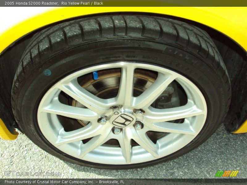 Rio Yellow Pearl / Black 2005 Honda S2000 Roadster