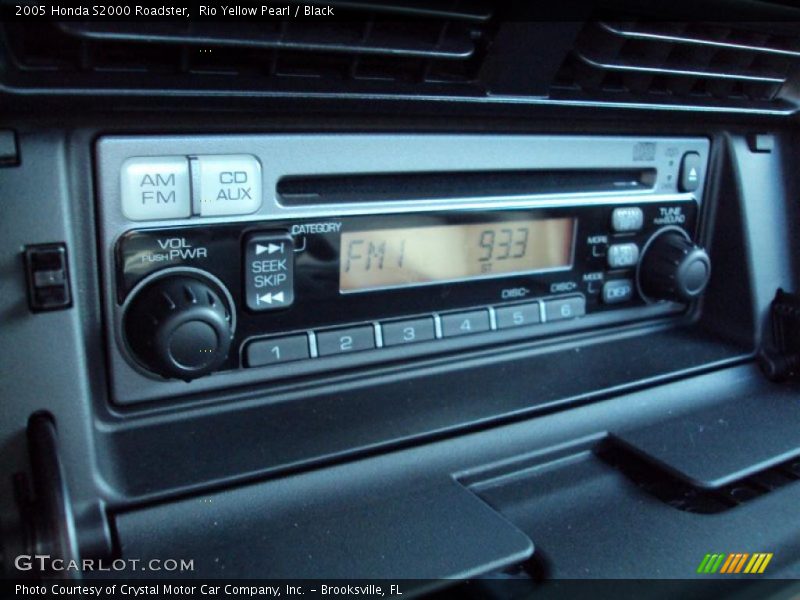 Rio Yellow Pearl / Black 2005 Honda S2000 Roadster