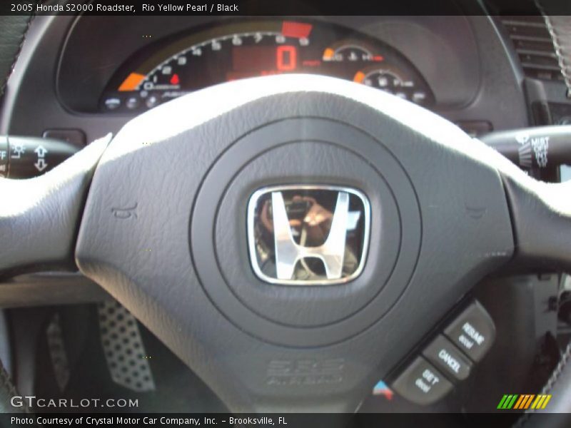 Rio Yellow Pearl / Black 2005 Honda S2000 Roadster