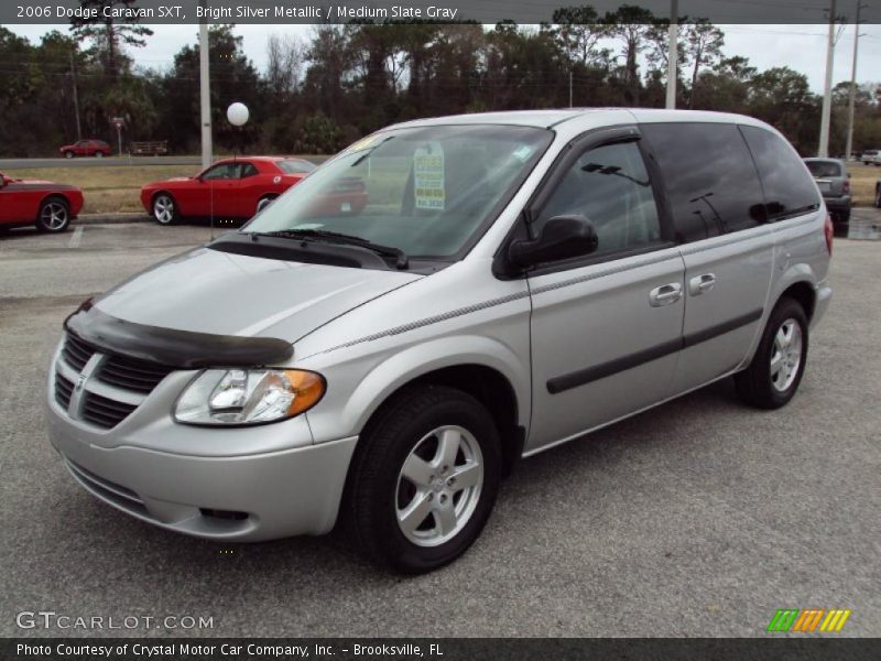 Bright Silver Metallic / Medium Slate Gray 2006 Dodge Caravan SXT