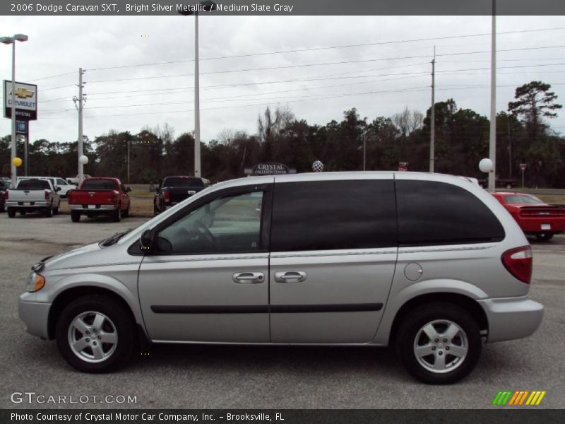 Bright Silver Metallic / Medium Slate Gray 2006 Dodge Caravan SXT